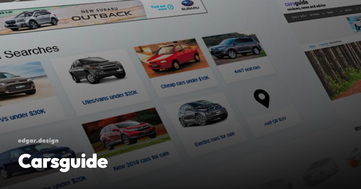 Cars Guid Carsguide — edgar.design